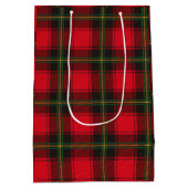 Red and Green Pattern Mittlere Geschenktüte (Rückseite)