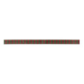 Red And Green Plaid Pattern Classic Christmas Satinband (Vorderseite)