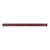 Red and Green Plaid Tartan Ribbon Satinband (Vorderseite)