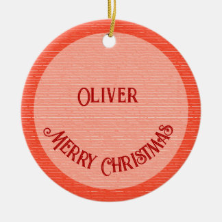 Red and Green Positive Weihnachten Weihnachten Wei Keramik Ornament