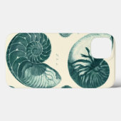 Red and Green Seashell Art Case-Mate iPhone Hülle (Rückseite (Horizontal))
