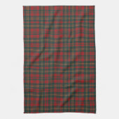 Red and Green Tartan Plaid Geschirrtuch (Vertikal)