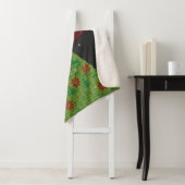 Red and Green UFO Traktor Beam Ugly Christmas Sherpadecke (Beispiel)