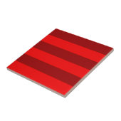 Red and Maroon Stripes Design Fliese (Seite)