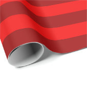 Red and Maroon Stripes Design Geschenkpapier (Rolleneckpunkt)