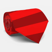 Red and Maroon Stripes Design Krawatte (Gerollt)