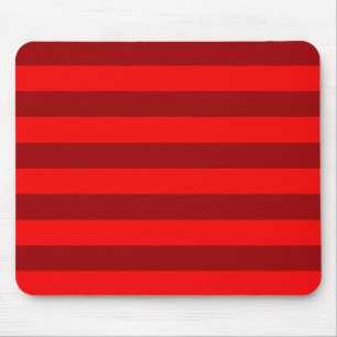 Red and Maroon Stripes Design Mousepad