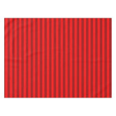 Red and Maroon Stripes Design Tischdecke (Vorderseite (Horizontal))