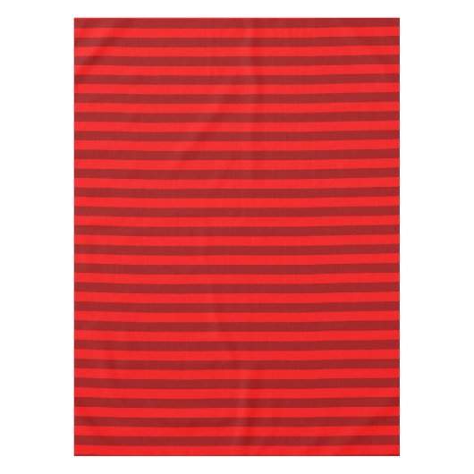 Red and Maroon Stripes Design Tischdecke (Vorderseite)
