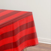 Red and Maroon Stripes Design Tischdecke (Beispiel)
