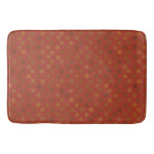 red and olive dots badematte (Vorderseite)