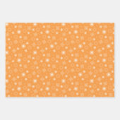 Red and Orange Christmas Forest Village Geschenkpapier Set (Vorderseite 3)