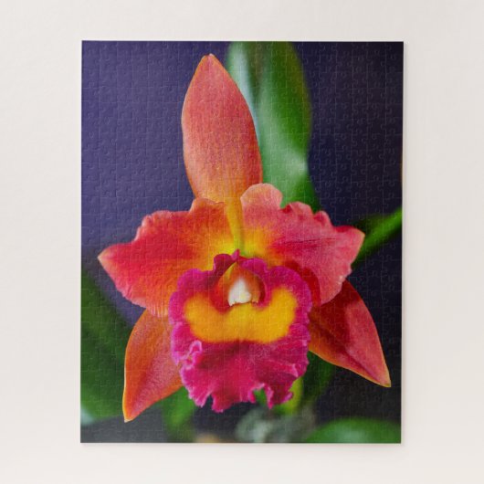 Red and Orange Orchid Jigsaw Puzzle (Vertikal)