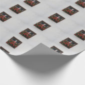Red And Pink Pelargonium Geschenkpapier (Ecke)