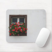 Red And Pink Pelargonium Mousepad (Mit Mouse)