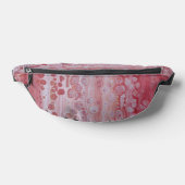 Red and Pink Splotches Bauchtasche (Ablage )