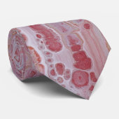 Red and Pink Splotches Krawatte (Gerollt)