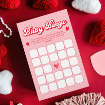 Red and Pink Valentine Baby Showroom Baby Bingo Ga