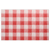 Red and White Bold Checkered Plaid Design  Stoff (Fat Quarter (45,7 x 55,9 cm))