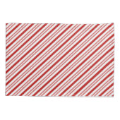 Red and White Candy Cane Kissenbezug (Rückseite)