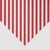 Red and White Candy Cane Striped Tissue Paper Seidenpapier (Ausschnitt)