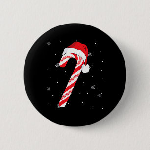 Red and White Candy Cane Weihnachten Weihnachten W Button