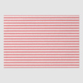 Red and White Candy Stripe Seidenpapier (Vorderseite)