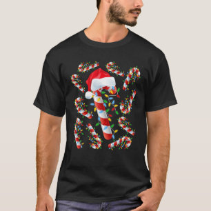 Red and White Candy Weihnachten Weihnachten Weihna T-Shirt