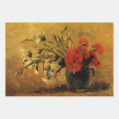 Red And White Carnations by Vincent van Gogh Geschenkpapier Set (Vorderseite)