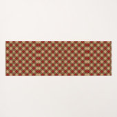Red and white checkered patterns appear vertically yogamatte (Rückseite (Horizontal))