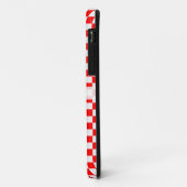 Red and White Classic Checkerboard von STaylor Case-Mate iPhone Hülle (Hinten/Links)