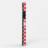 Red and White Classic Checkerboard von STaylor Case-Mate iPhone Hülle (Hinten/Rechts)