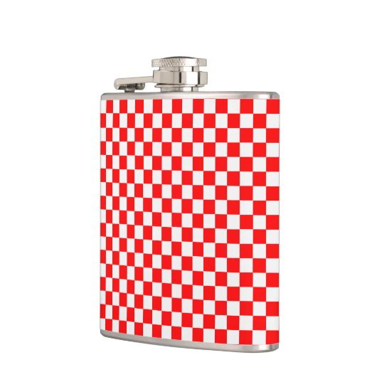 Red and White Classic Checkerboard von STaylor Flachmann (Links)
