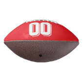 RED and WHITE Custom Football (Gedreht 270)