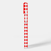Red and White Diamond Pattern von STaylor Case-Mate iPhone Hülle (Rückseite / Links)
