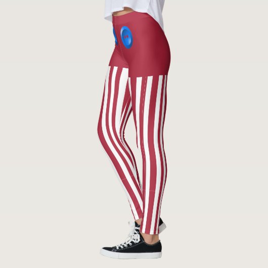 Red and White Elf Pants Leggings (Links)