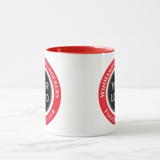 Red and White Football Team Mug Tasse (Zentrum)