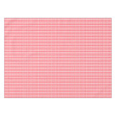 Red and White Harlequin Pattern Tischdecke (Vorderseite (Horizontal))