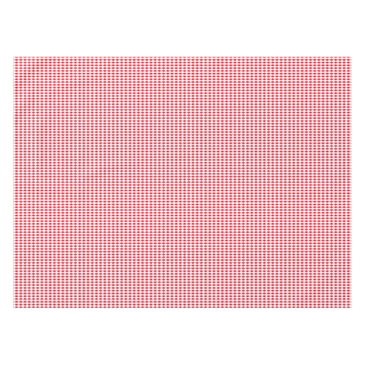 Red and White Harlequin Pattern Tischdecke (Vorderseite (Horizontal))