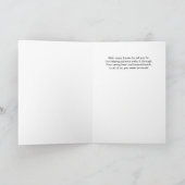 Red and White Heart and Stethoscope Nurses Day Karte (Innenseite)