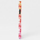 Red and White Hearts Pattern Phone Case iPhone Hülle (Rechte Seite)