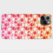 Red and White Hearts Pattern Phone Case iPhone Hülle (Rückseite (Horizontal))