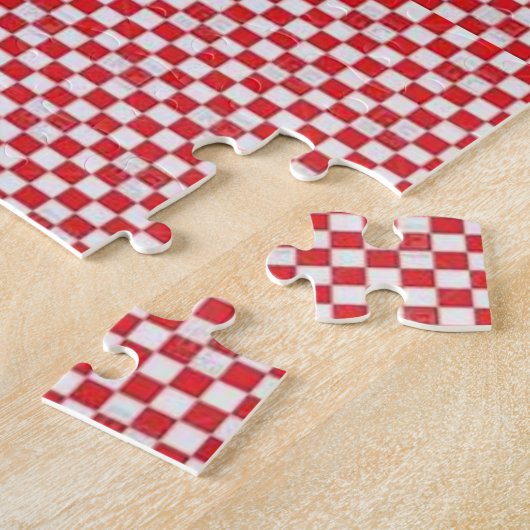Red and White Jigsaw Puzzle (Seite)