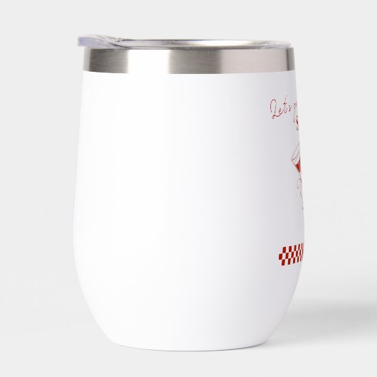 Red and White Let's Get Sauced Bachelorette (Rechts)