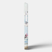 Red and White Lighthouse Scene Case-Mate iPhone Hülle (Rückseite / Links)