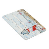 Red and White Lighthouse Scene Magnet (Rechte Seite)