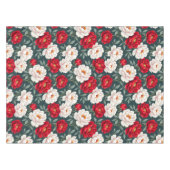 Red and white peony flowers  tischdecke (Vorderseite (Horizontal))