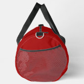 Red and White School Colors with Letters Duffle Bag (Rechts)