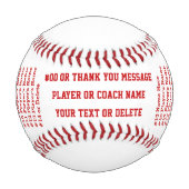 Red and White, Senior Night Baseball Geschenkideen (Rückseite)