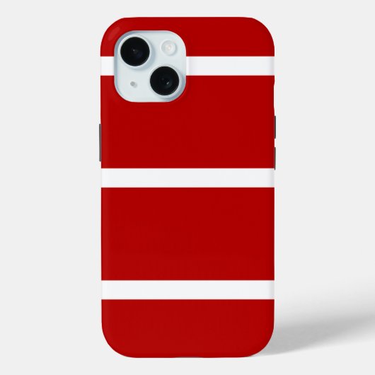 Red and White striped Phone case  (Rückseite)